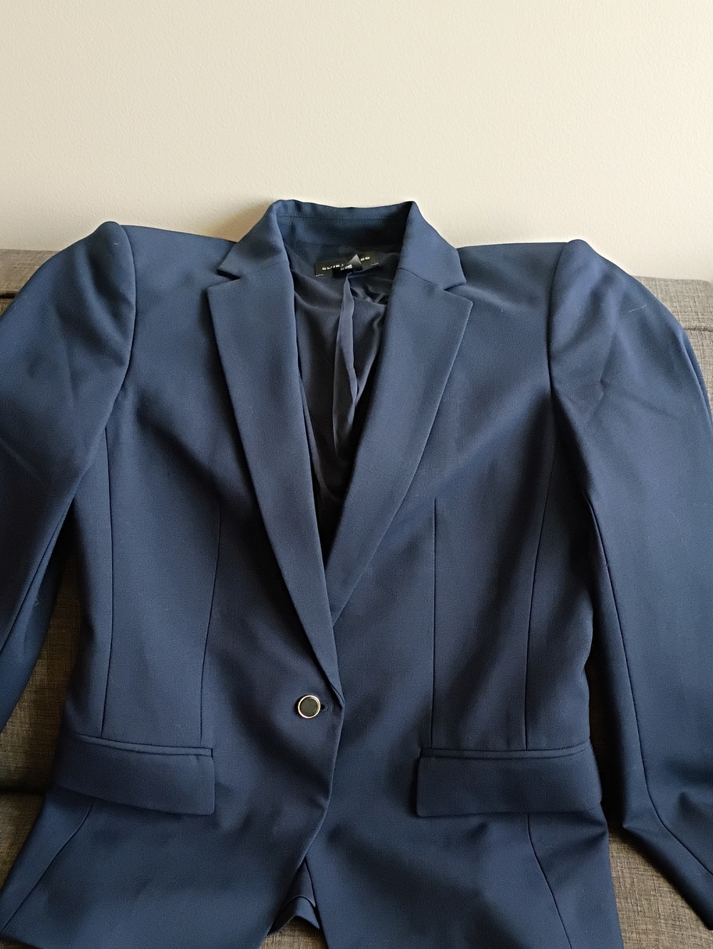 Club Monaco Navy Single-Button Tailored Blazer